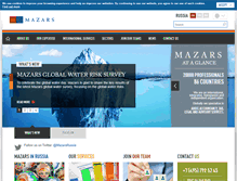 Tablet Screenshot of mazars.ru