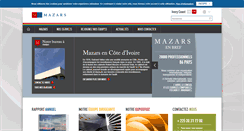 Desktop Screenshot of mazars.ci