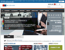 Tablet Screenshot of mazars.nl
