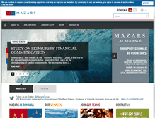 Tablet Screenshot of mazars.ro