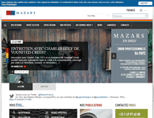 Tablet Screenshot of mazars.fr