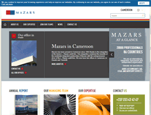 Tablet Screenshot of mazars.cm