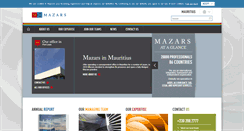 Desktop Screenshot of mazars.mu