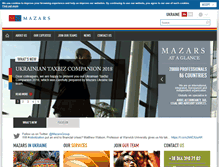 Tablet Screenshot of mazars.ua