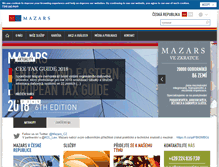 Tablet Screenshot of mazars.cz