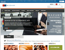 Tablet Screenshot of mazars.mx